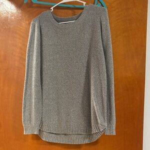 Pink Clover Heathered Gray Women's Sweater